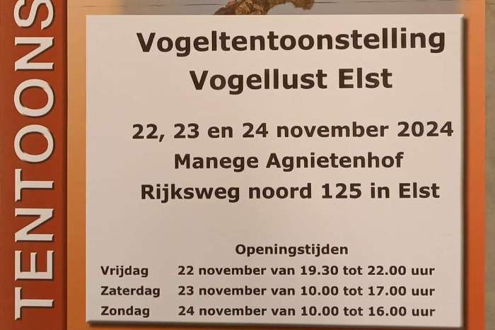 vogeltentoonstelling