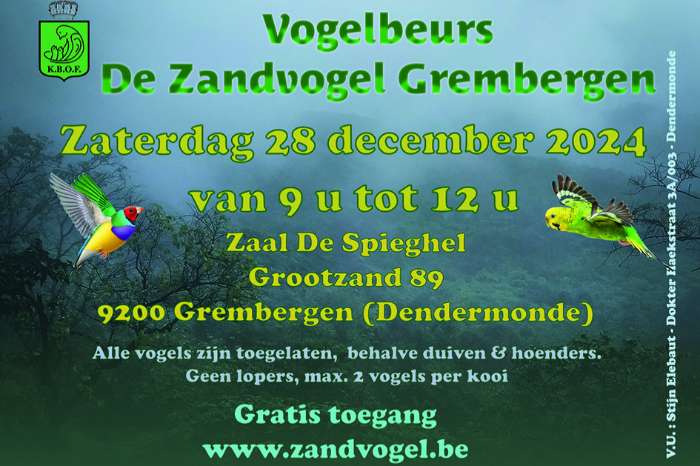 vogelbeurs dendermonde - 28 december